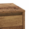 Natskab med 2 pcs Gammelt træ 39 x 34.5 x 50 cm Konstrueret træ