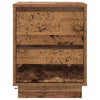 Natskab med 2 pcs Gammelt træ 39 x 34.5 x 50 cm Konstrueret træ