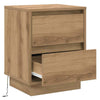Natskab med 2 pcs artisan eg 39 x 34.5 x 50 cm Konstrueret træ