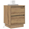 Natskab med 2 pcs artisan eg 39 x 34.5 x 50 cm Konstrueret træ