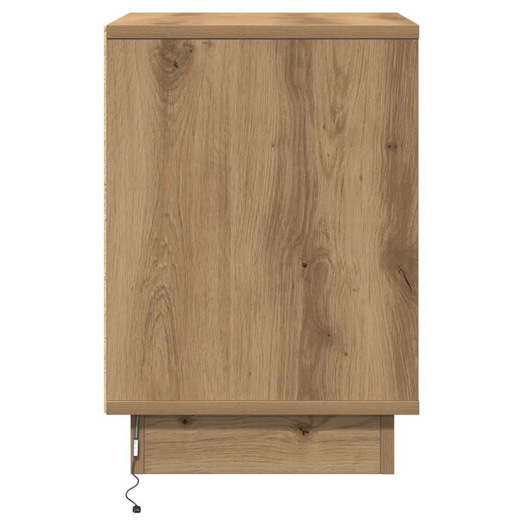 Natskab med 2 pcs artisan eg 39 x 34.5 x 50 cm Konstrueret træ