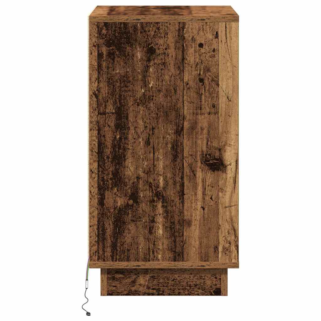 Natskab med Gammelt træ 39 x 34.5 x 65 cm Konstrueret træ