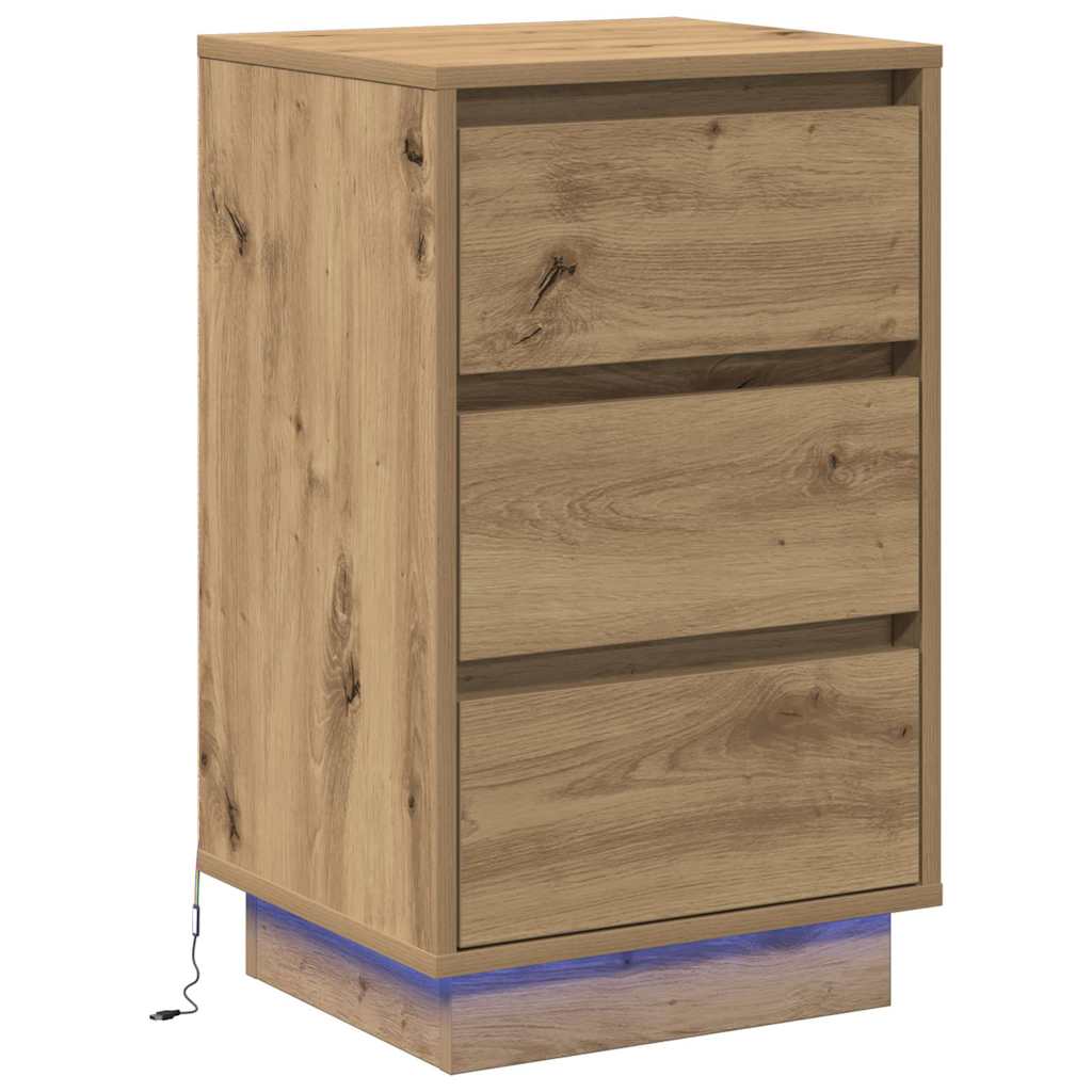 Natskab med skuffe artisan eg 39 x 34.5 x 65 cm Konstrueret træ