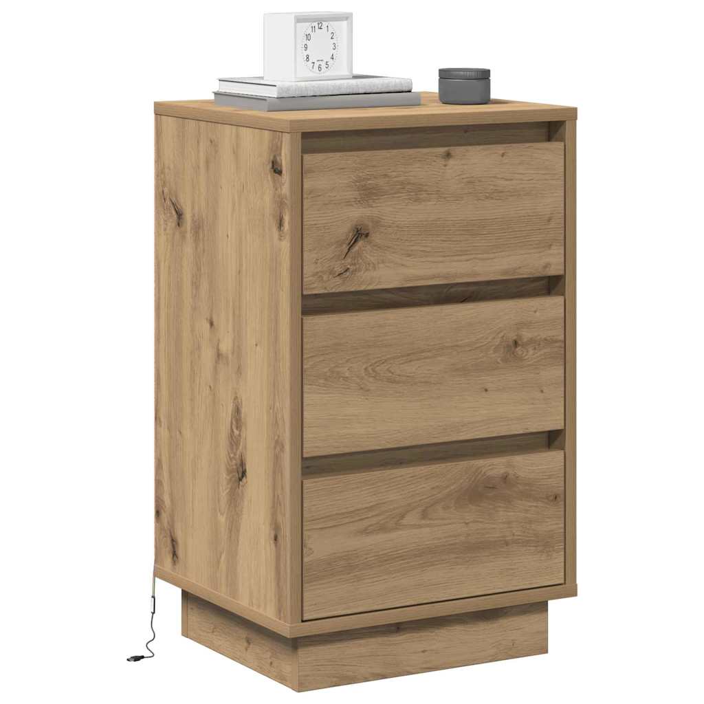 Natskab med skuffe artisan eg 39 x 34.5 x 65 cm Konstrueret træ