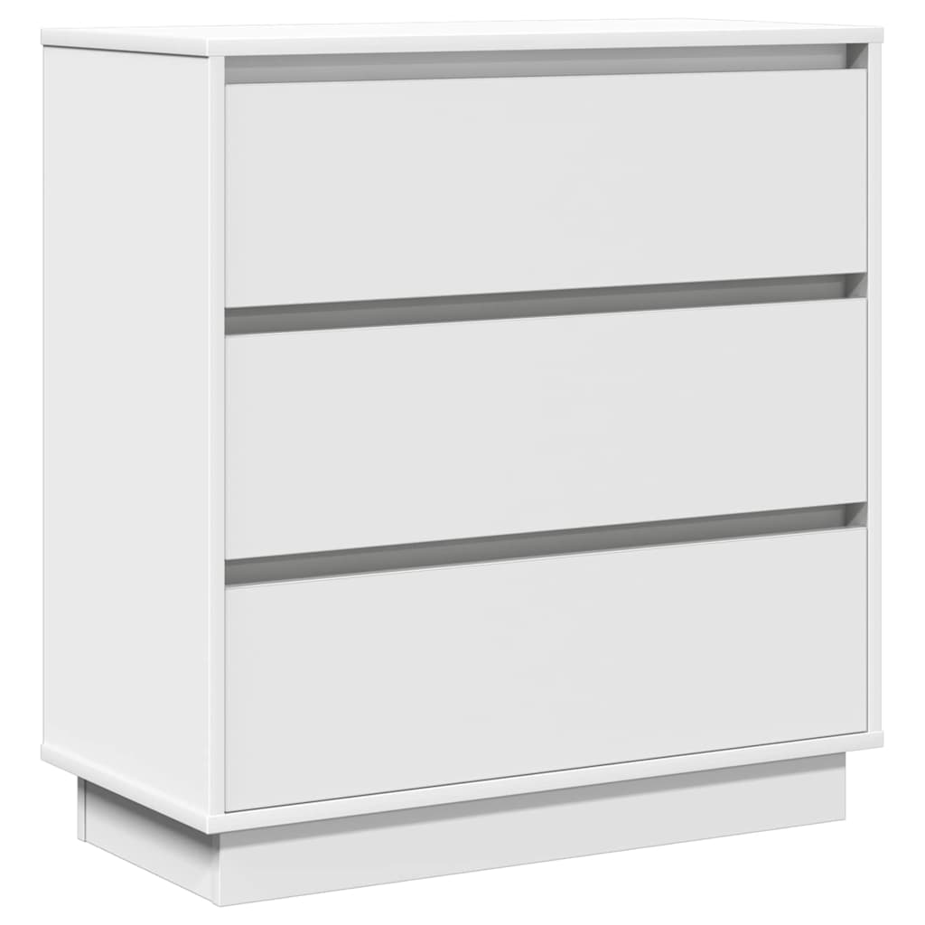 Natskab med skuffe med Hvid 71 x 34.5 x 75 cm Konstrueret træ