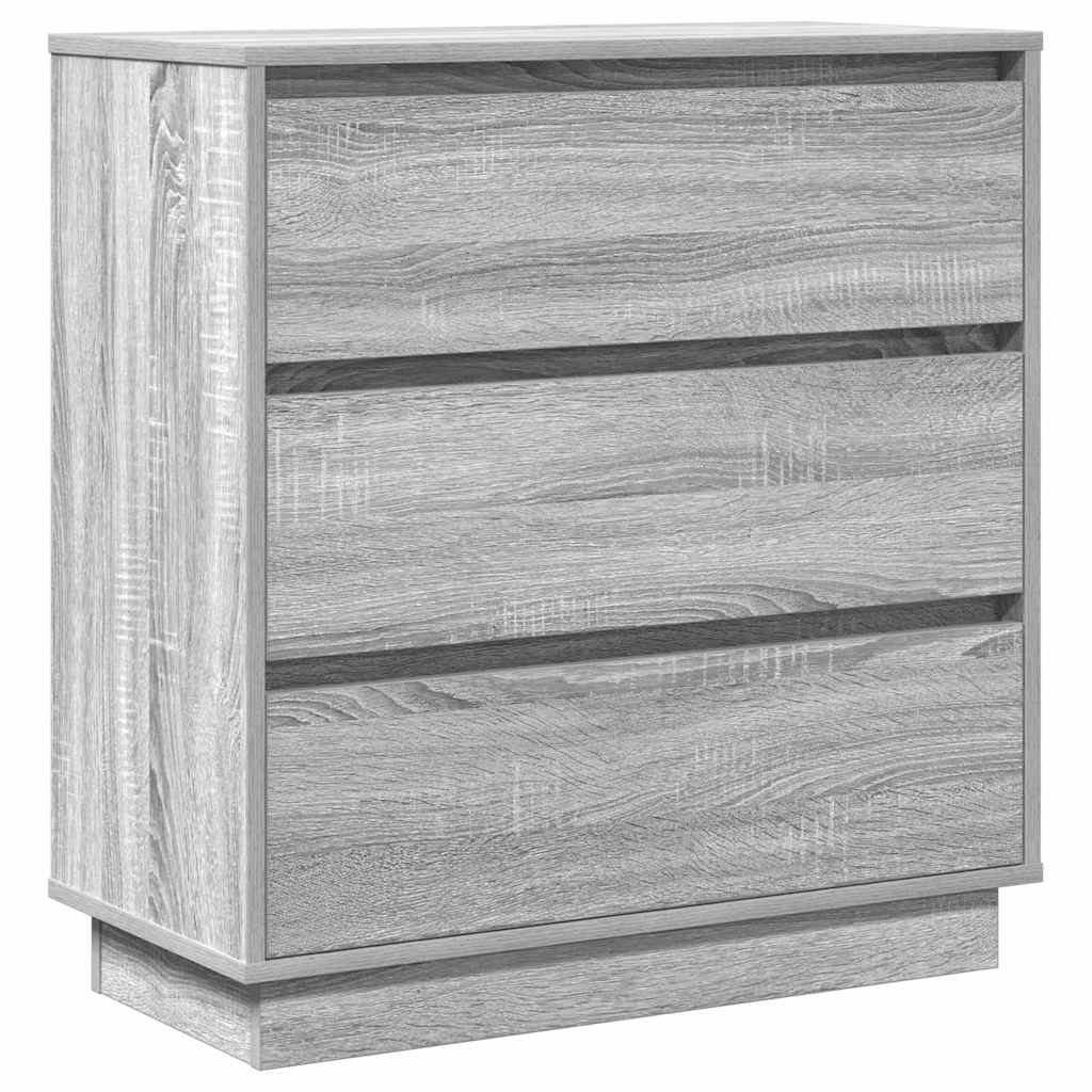 Natskab med skuffe med Grå 71 x 34.5 x 75 cm Konstrueret træ