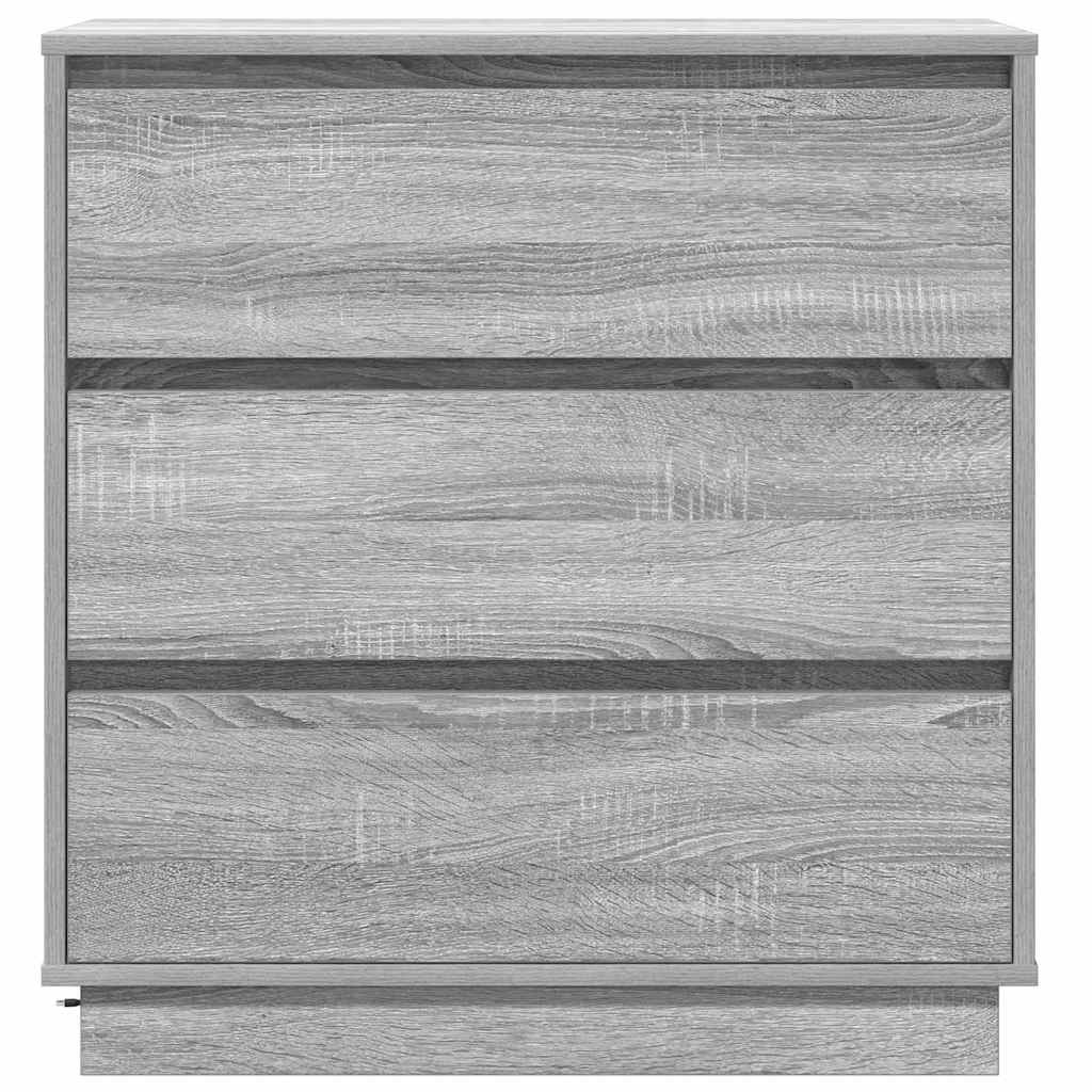 Natskab med skuffe med Grå 71 x 34.5 x 75 cm Konstrueret træ