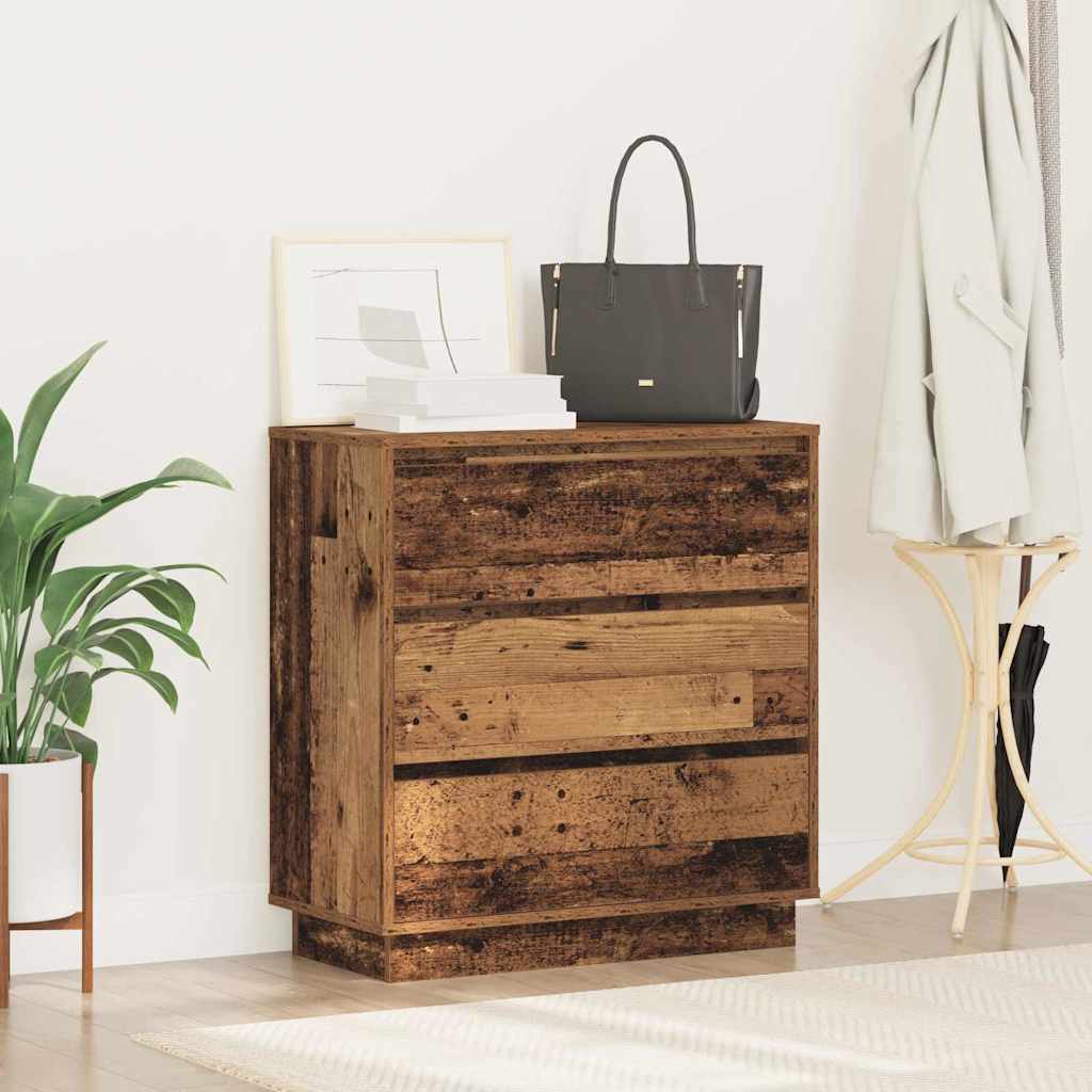 Natskab med Gammelt træ 71 x 34.5 x 75 cm Konstrueret træ