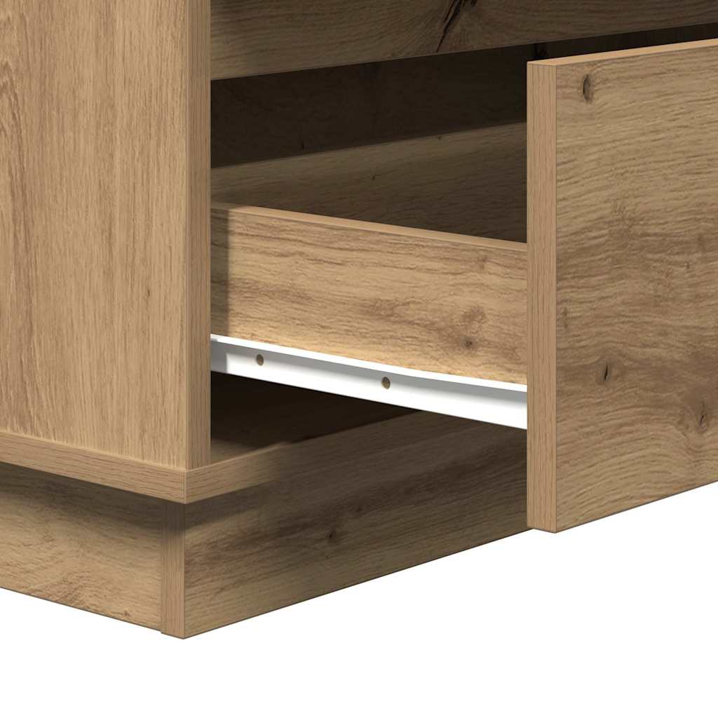 Natskab med skuffe artisan eg 71 x 34.5 x 75 cm Konstrueret træ