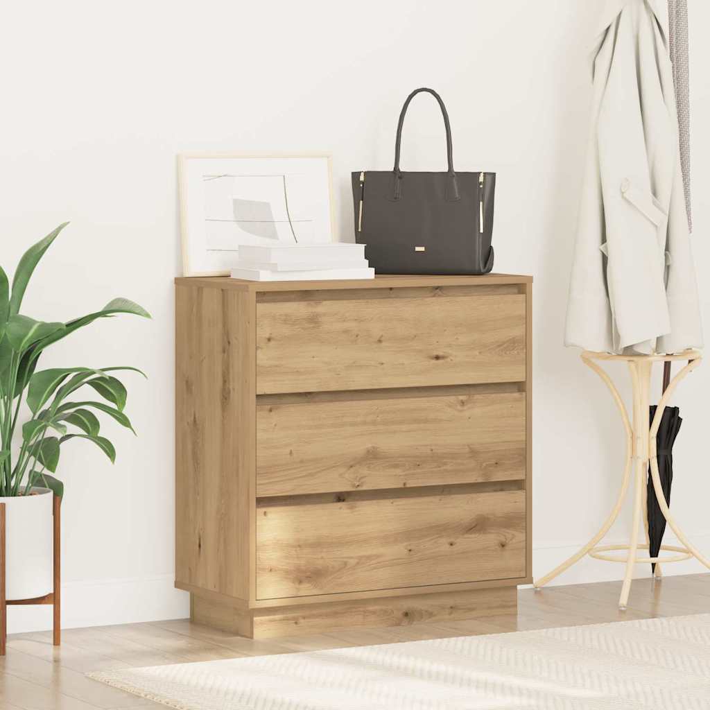 Natskab med skuffe artisan eg 71 x 34.5 x 75 cm Konstrueret træ