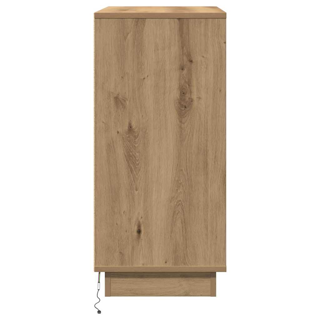 Natskab med skuffe artisan eg 71 x 34.5 x 75 cm Konstrueret træ