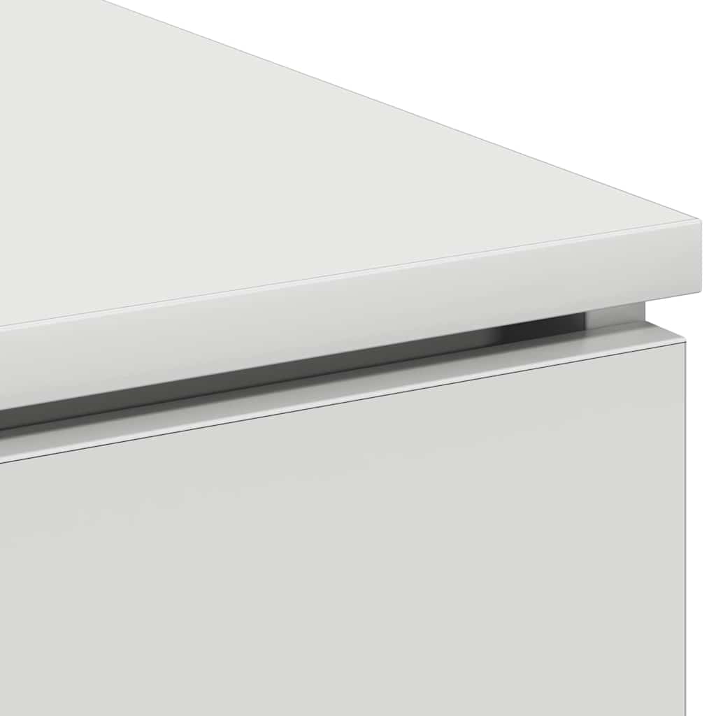 TV Skab med LED Hvid 100 x 38 x 49 cm Konstrueret træ
