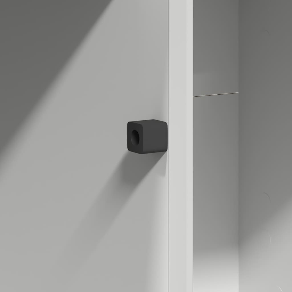 TV Skab med LED Hvid 100 x 38 x 49 cm Konstrueret træ
