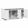 TV Skab med LED Hvid 100 x 38 x 49 cm Konstrueret træ