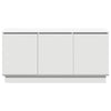 TV Skab med LED Hvid 100 x 38 x 49 cm Konstrueret træ