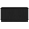 TV Skab med LED Sort eg 100 x 38 x 49 cm Konstrueret træ