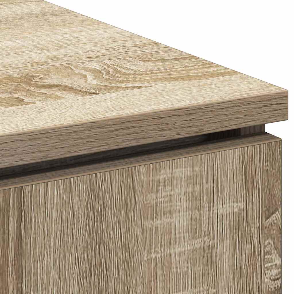 TV Skab med LED Sonoma-eg 100 x 38 x 49 cm Konstrueret træ