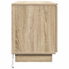 TV Skab med LED Sonoma-eg 100 x 38 x 49 cm Konstrueret træ