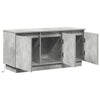 TV Skab med LED Betongrå 100 x 38 x 49 cm Konstrueret træ