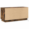 TV Skab med LED Røget eg 100 x 38 x 49 cm Konstrueret træ