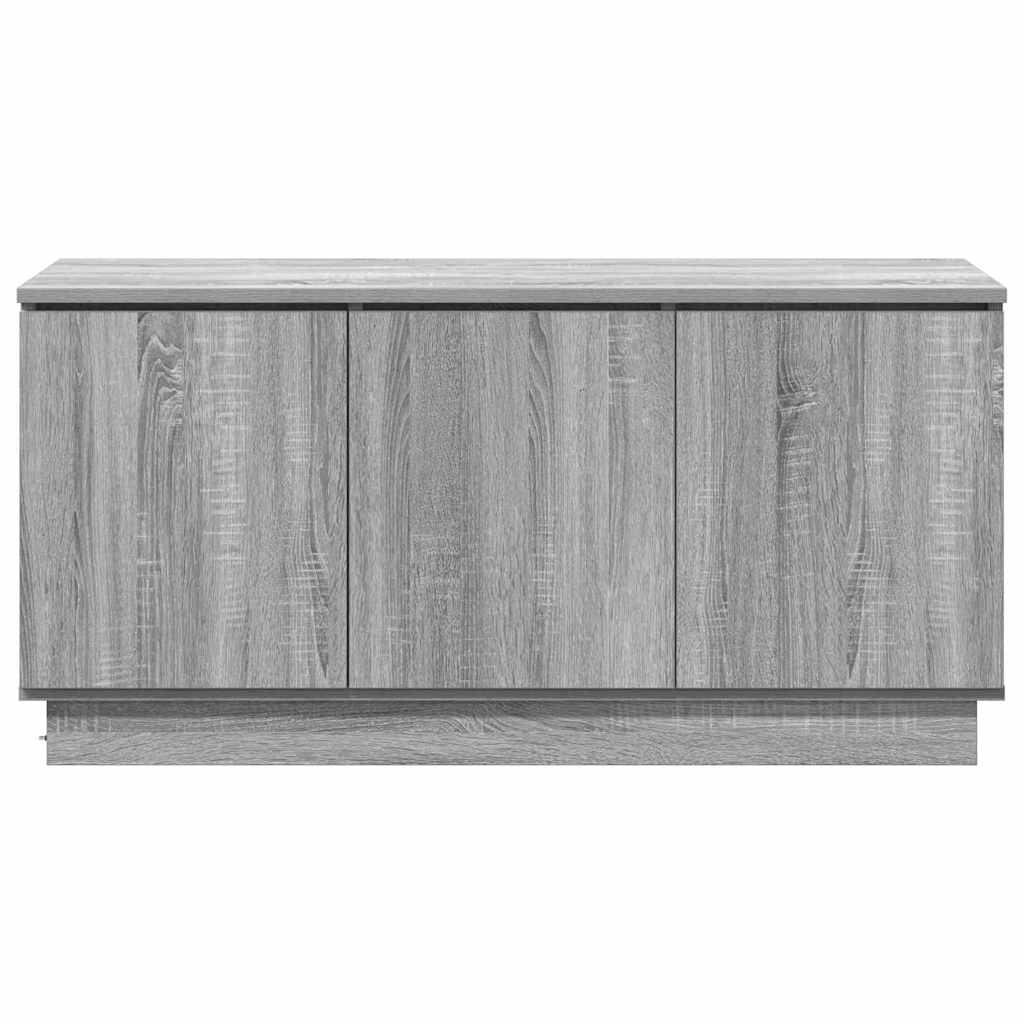 TV Skab med LED Grå sonoma-eg 100 x 38 x 49 cm Konstrueret træ