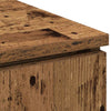TV Skab med LED Gammelt træ 100 x 38 x 49 cm Konstrueret træ