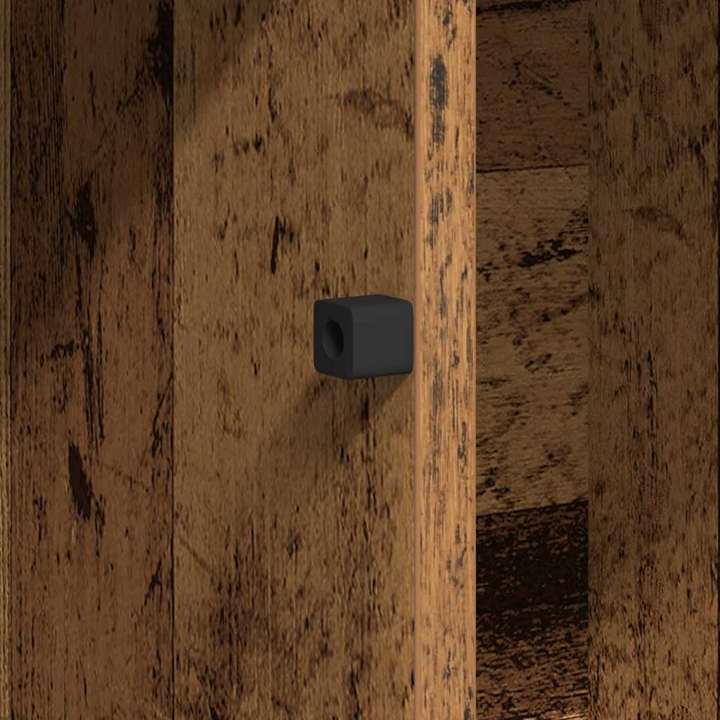 TV Skab med LED Gammelt træ 100 x 38 x 49 cm Konstrueret træ