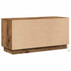 TV Skab med LED Gammelt træ 100 x 38 x 49 cm Konstrueret træ