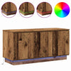 TV Skab med LED Gammelt træ 100 x 38 x 49 cm Konstrueret træ