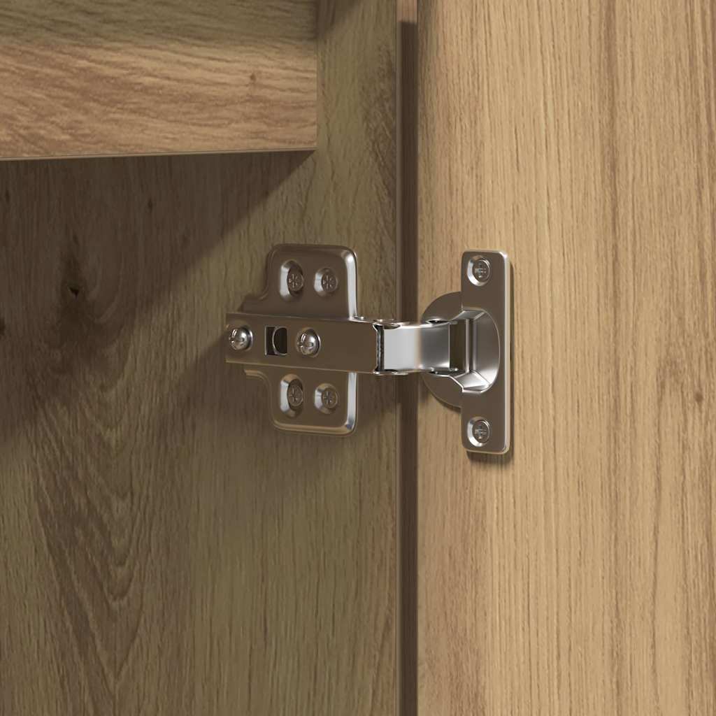 TV Skab med LED artisan eg 100 x 38 x 49 cm Konstrueret træ