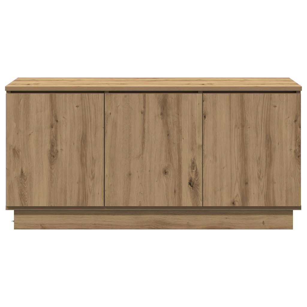 TV Skab med LED artisan eg 100 x 38 x 49 cm Konstrueret træ