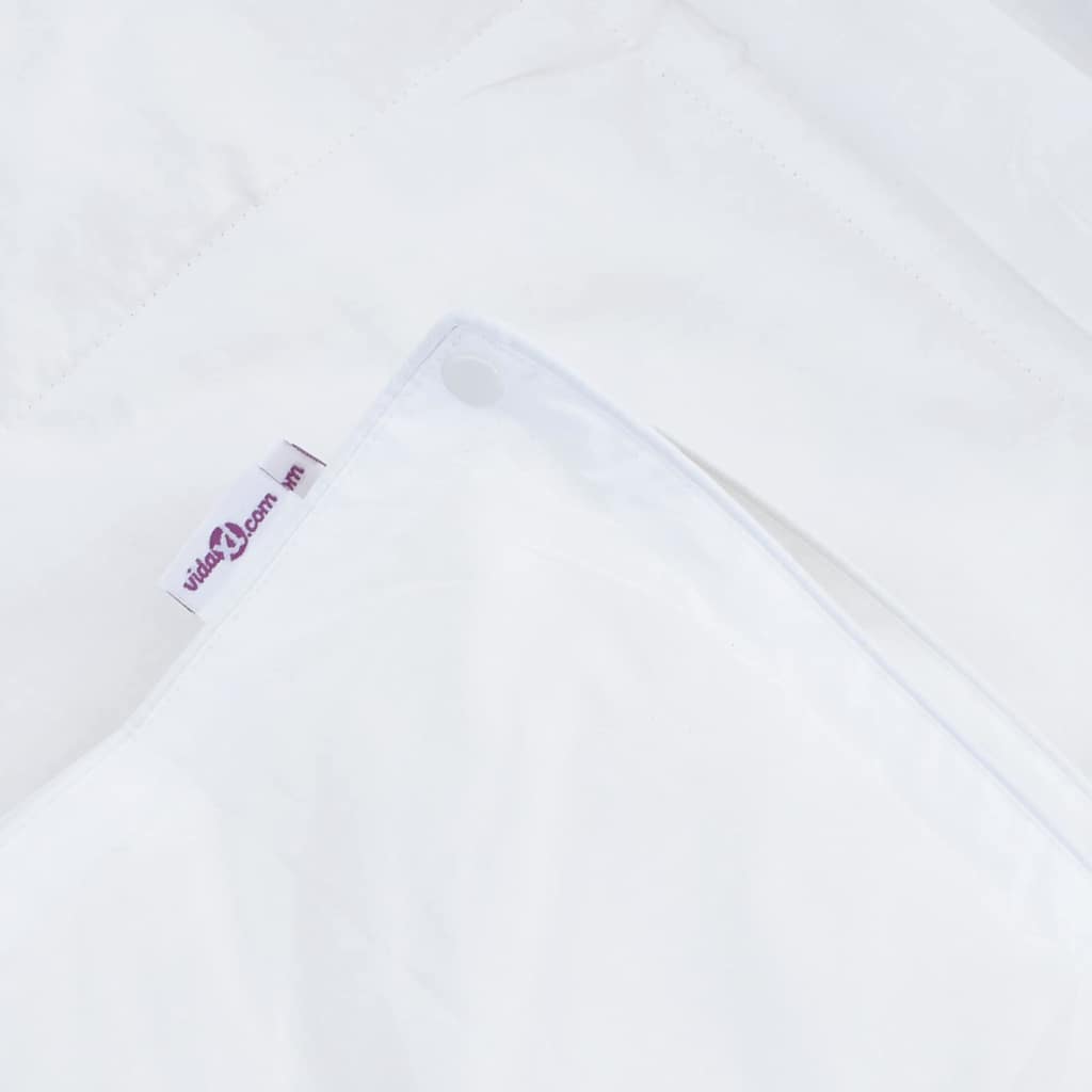 2-i-1 Dyne Hvid 140 x 220 cm Fjer