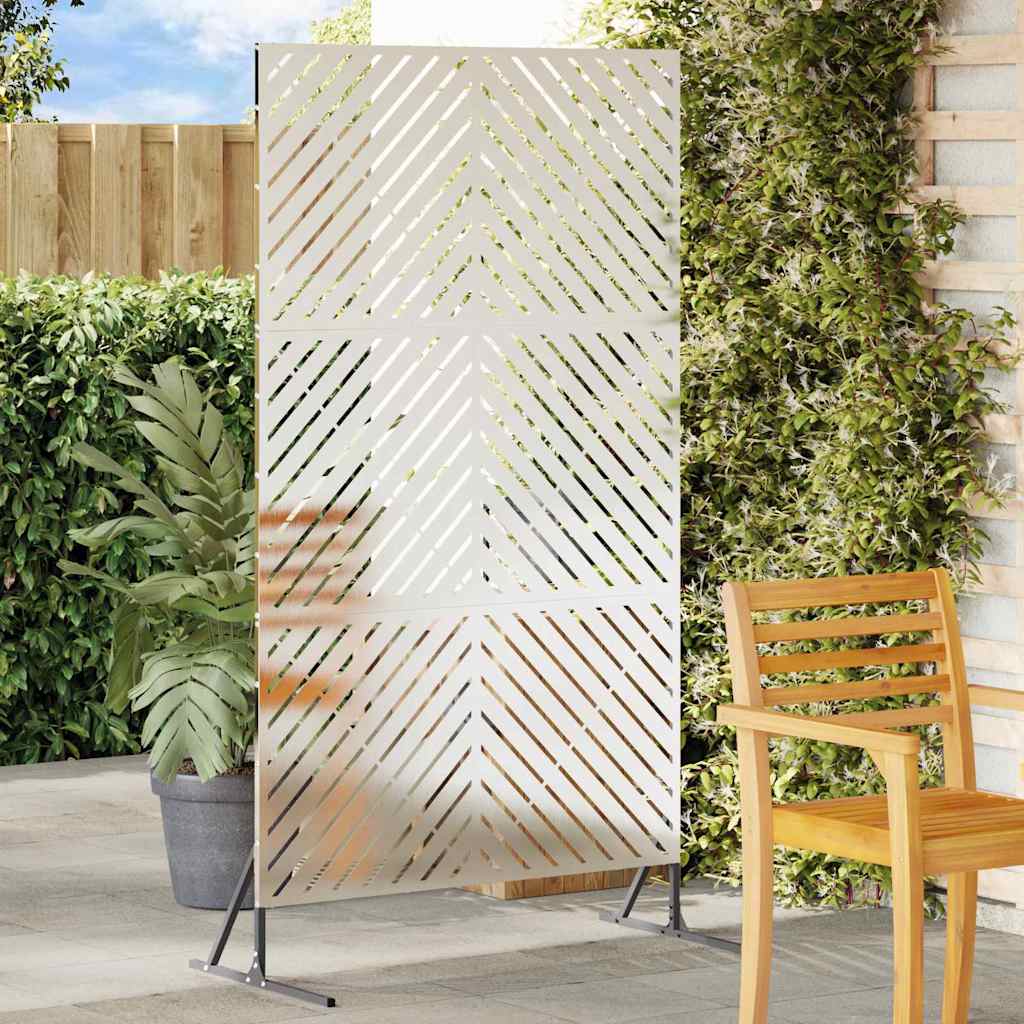 Privatlivsskærm Grå 100 x 50 x 180 cm Stål