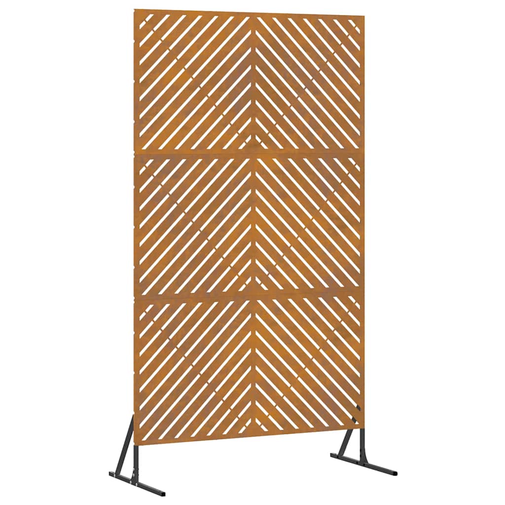 Privatlivsskærm Grå 100 x 50 x 180 cm Stål