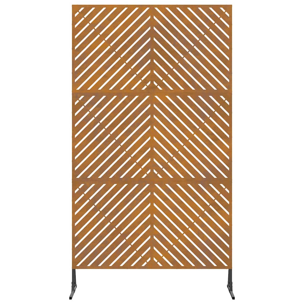 Privatlivsskærm Grå 100 x 50 x 180 cm Stål