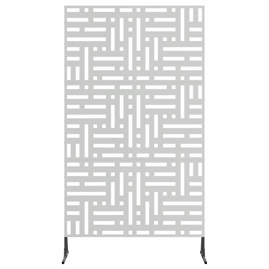 Privatlivsskærm Grå 100 x 50 x 180 cm Stål