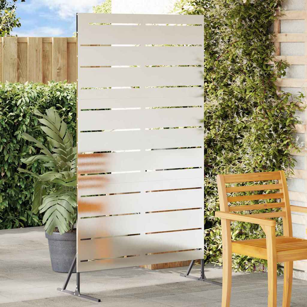 Privatlivsskærm Grå 100 x 50 x 180 cm Stål