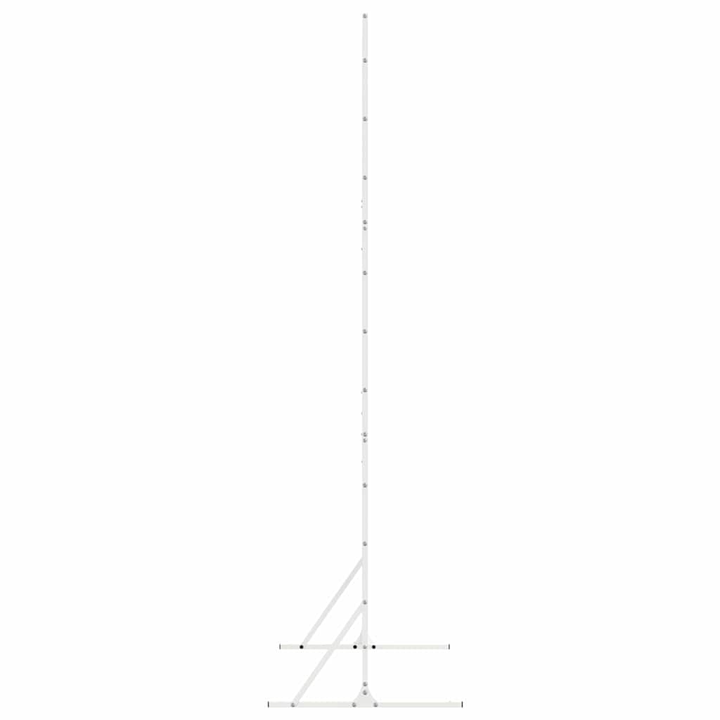 Privatlivsskærm Hvid 100 x 50 x 180 cm Stål