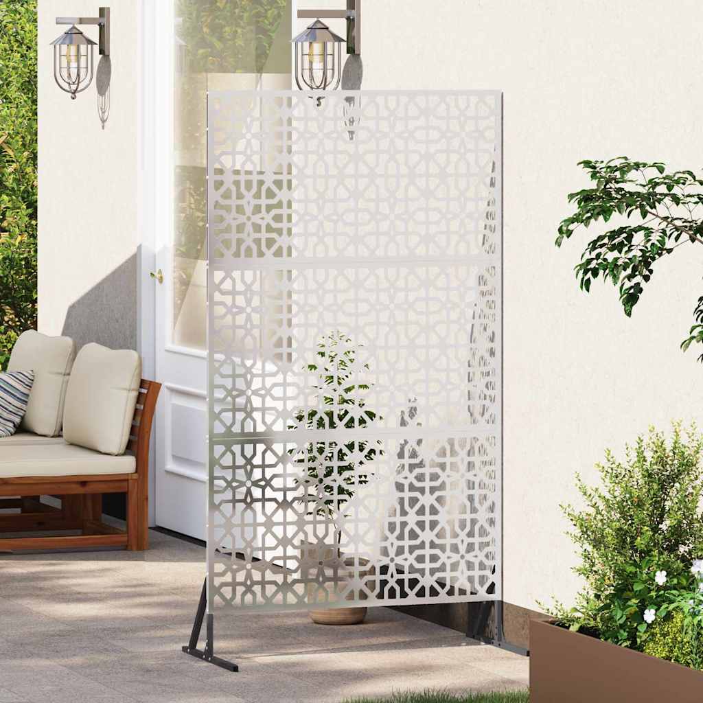 Privatlivsskærm Grå 100 x 50 x 180 cm Stål