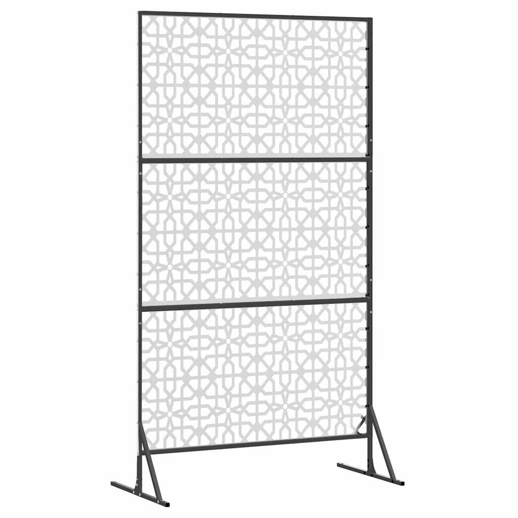 Privatlivsskærm Grå 100 x 50 x 180 cm Stål