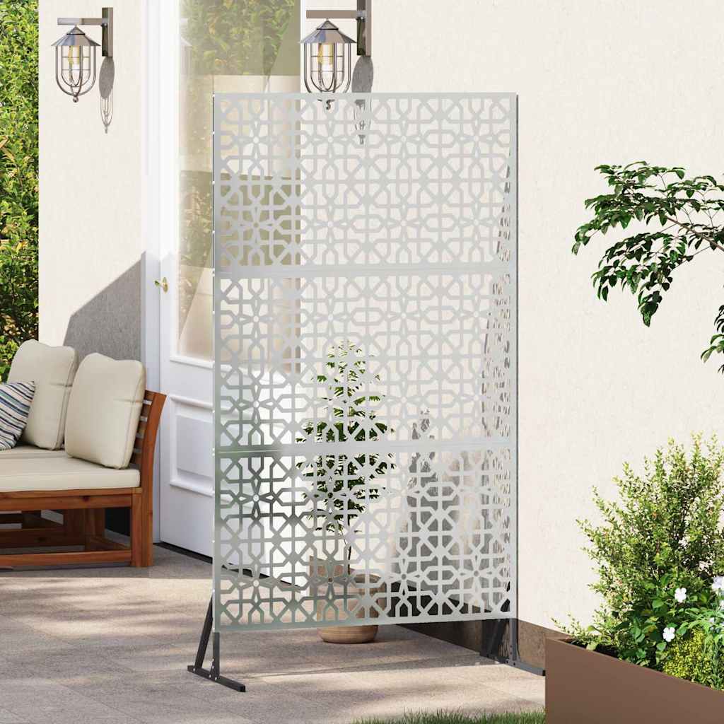 Privatlivsskærm Grå 100 x 50 x 180 cm Stål