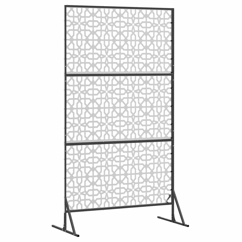 Privatlivsskærm Grå 100 x 50 x 180 cm Stål