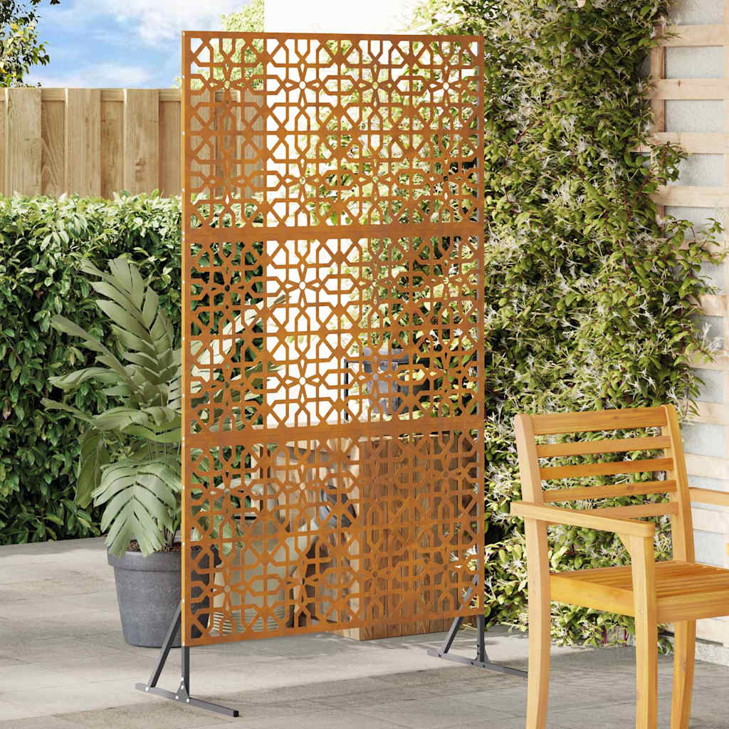 Privatlivsskærm Grå 100 x 50 x 180 cm Stål