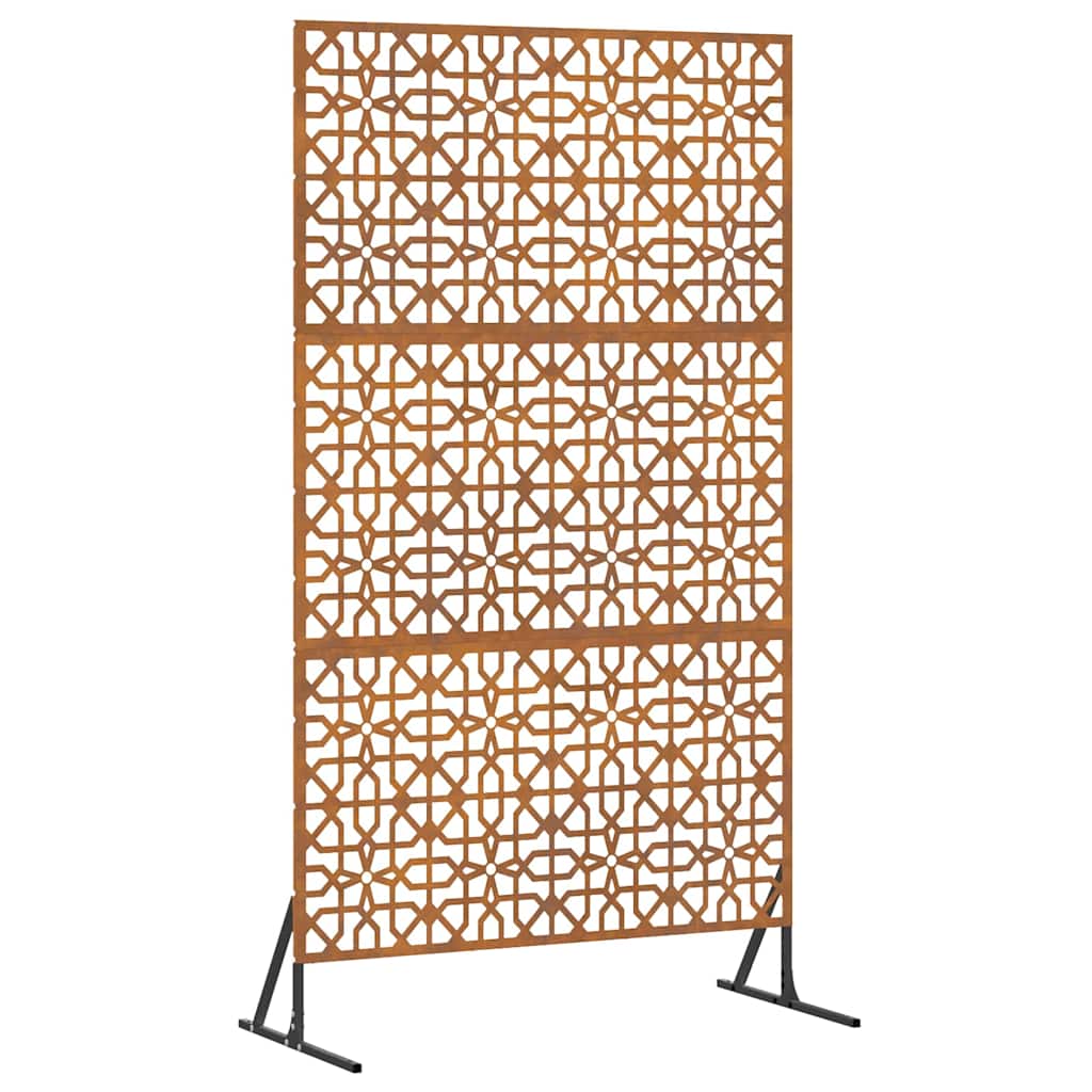 Privatlivsskærm Grå 100 x 50 x 180 cm Stål