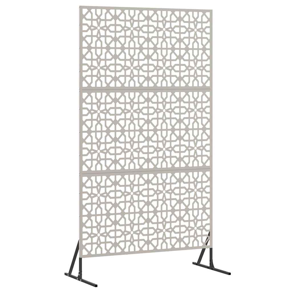 Privatlivsskærm Grå 100 x 50 x 180 cm Stål