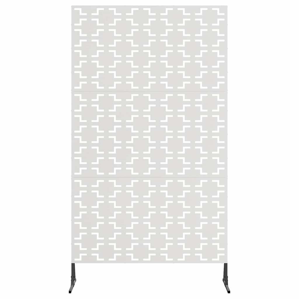 Privatlivsskærm Grå 100 x 50 x 180 cm Stål