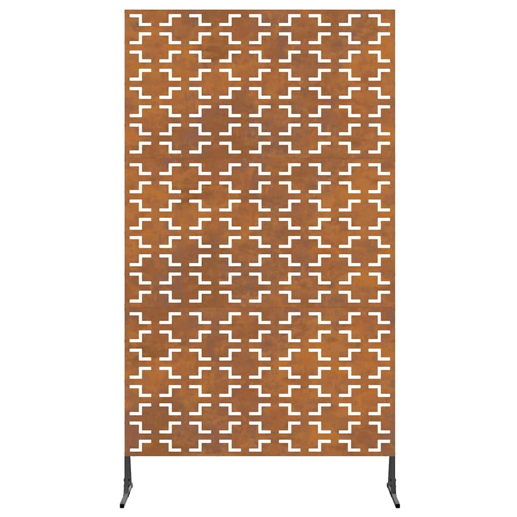 Privatlivsskærm Grå 100 x 50 x 180 cm Stål