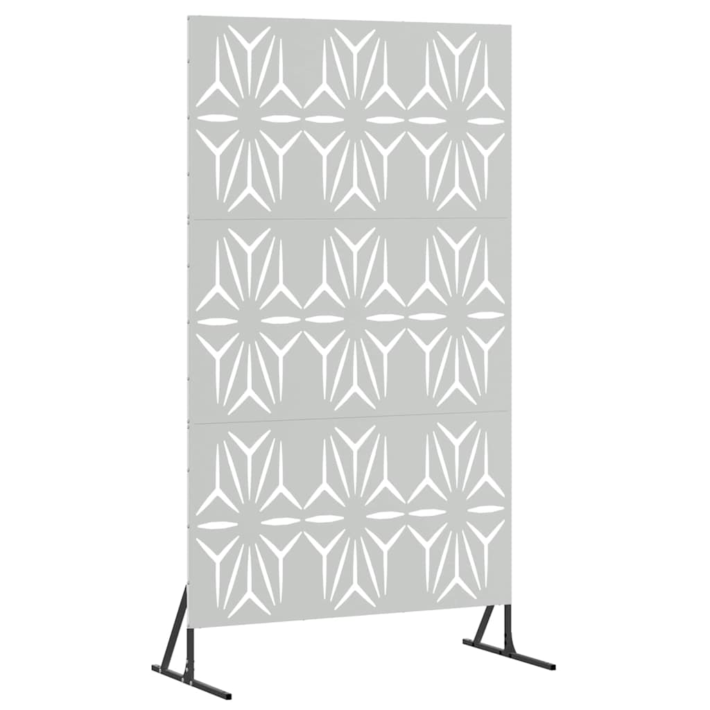 Privatlivsskærm Grå 100 x 50 x 180 cm Stål