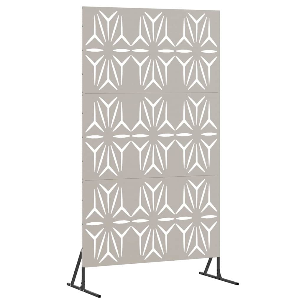 Privatlivsskærm Grå 100 x 50 x 180 cm Stål