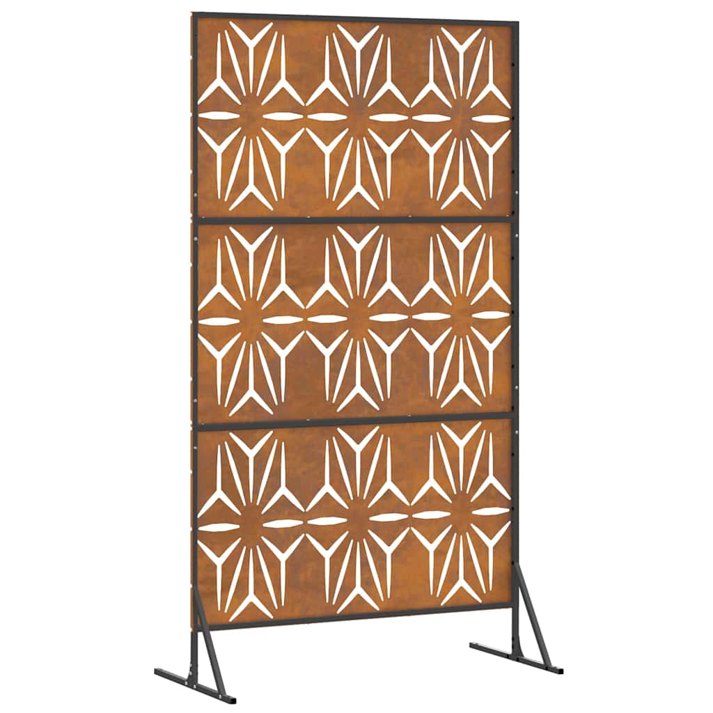 Privatlivsskærm Grå 100 x 50 x 180 cm Stål